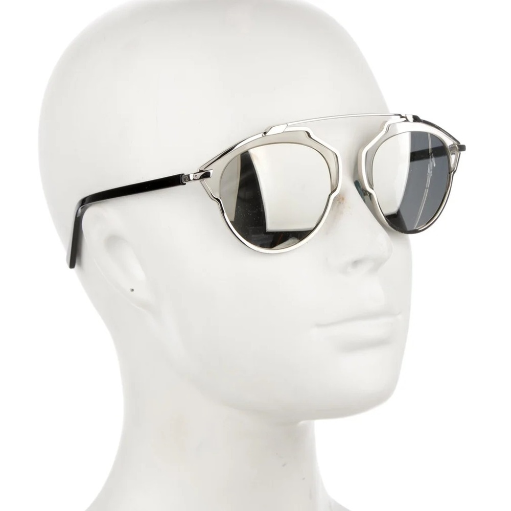 Christian Dior round mirrored sunglasses